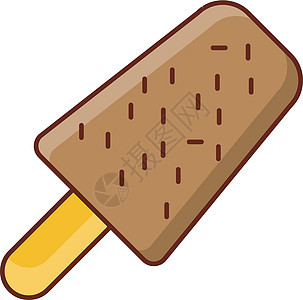哈哈香草沙漠插图巧克力味道白色食物糖果产品奶油图片