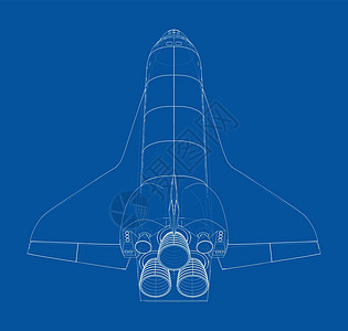 航天飞机  3 的矢量渲染工作飞船宇宙旅行艺术卫星旅游草图运输假期图片