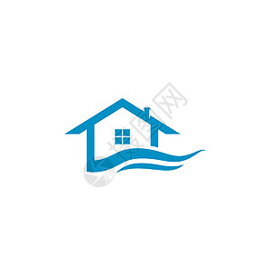 主页徽标矢量图标它制作图案财产建筑学插图公寓建筑公司白色海浪背景房子图片
