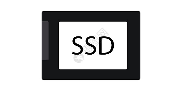 SSD 图标符号简单设计图片