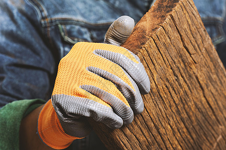 涂有非滑过的手套安全衣服乳胶家政纺织品工业橡皮工具园艺目的图片