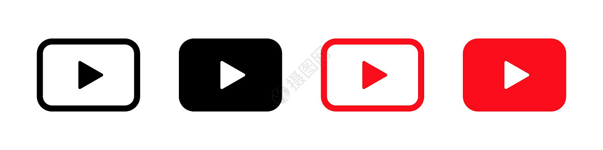 播放器图标标志简单设计三角形展示音乐按钮视频互联网游戏玩家电脑界面图片