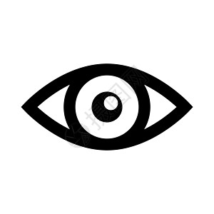 眼睛图标符号图标简单设计鸢尾花插图手表眼球曲线药品科学圆圈白色光学图片