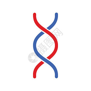 DNA 图标向量 现代简单的平面 dna 符号被隔离 商业互联网概念 网站 designweb 的时尚矢量生物学基因符号 标志染图片