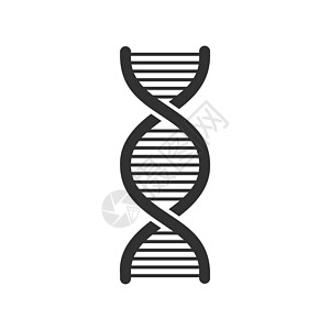 DNA 图标向量 现代简单的平面 dna 符号被隔离 商业互联网概念 网站 designweb 的时尚矢量生物学基因符号 标志染图片
