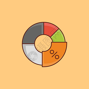 图表图用户金融实心图标商业营销饼形馅饼信息数学图片