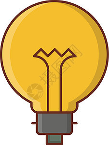轻型插图灯泡节能电气照明想像力发明技术力量解决方案图片