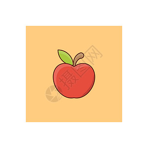 苹果教育水果营养学习甜点法律叶子饮食健康插图图片