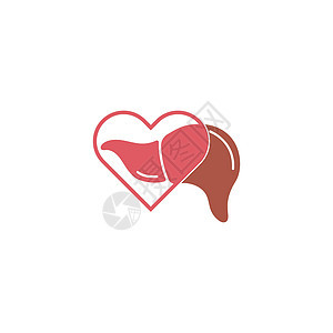 人类肝脏图标标志设计模板诊所社区生理身体插图器官卫生疾病手术标识图片