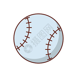 棒球团队竞赛沥青圆圈运动强硬闲暇杯子垒球白色图片