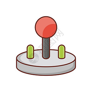 游戏棍控制安慰插图电子乐趣控制器工具视频拱廊软垫背景图片