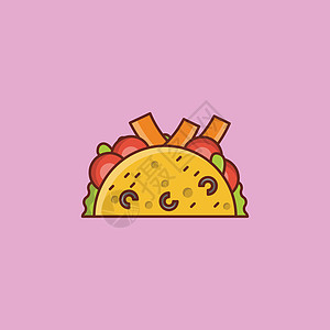 墨西哥标识餐厅插图炙烤艺术小吃菜单食物卡通片图片