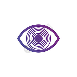 未来派视网膜未来派圆圈眼睛个性眼睛识别现代眼睛图标 在白色背景上孤立的矢量图鸢尾花界面扫描电路机器人监视器技术科学创新工程图片