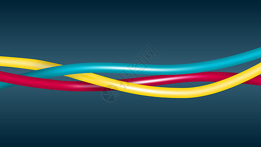 有色电线互联网红色网络金属技术电缆活力力量电路电压图片