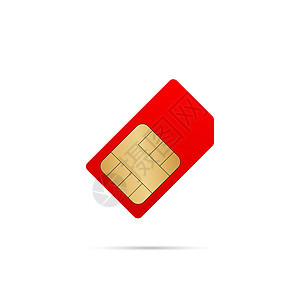 Sim 卡图标金子手机卡技术模拟全球通信卡片移动系统插图图片