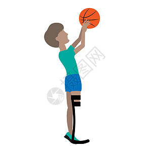 残疾运动员 残奥会 篮球运动员 假肢图片