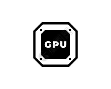 GPU 线图标符号或符号 时尚轮廓风格的高级象形图 在白色背景上隔离的 Gpu 像素完美矢量图标卡片母板处理器字形电子产品互联网图片