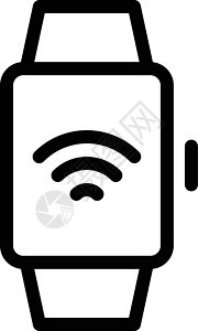安卓互联网电子上网工具白色手机插图网络时间信号背景图片