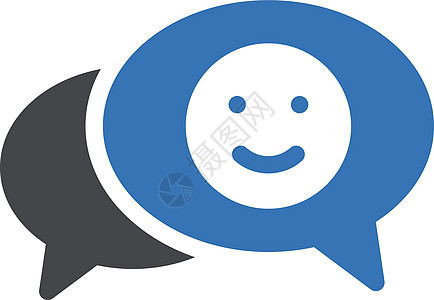 信息收藏气泡白色笑脸消息说话互联网演讲符号表情图片