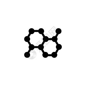 分子平面矢量 Ico生物化学品药品质子圆形遗传学基因组插图网络原子图片