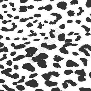 捷豹豹动物 safari 皮肤皮革质地 在白色背景上孤立的矢量图图片