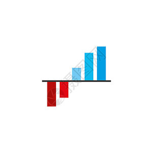 条形图图表图标 矢量插画平面设计年度商业桌子白色信息阴影数据酒吧预报小册子图片