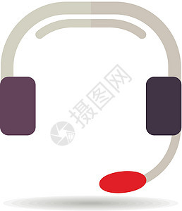 呼叫中心图标 支持签名求助耳机热线代理人电话讲话服务电子商务操作员顾客背景图片