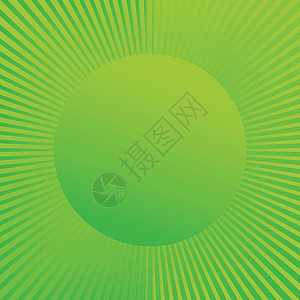 美丽的绿色夏天太阳 rayssun 爆发背景与您的文本的圆圈 股票矢量图图片