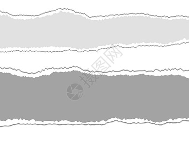 撕纸 撕裂的碎片 矢量图卡片广告打印床单标签横幅报纸分频器插图纸板图片