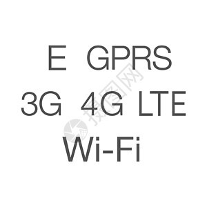 4G3Gedgegprs 和 wifi 符号集 网站 uimobile 应用程序横幅的新旧移动通信技术和智能手机网络图标 它制作图片