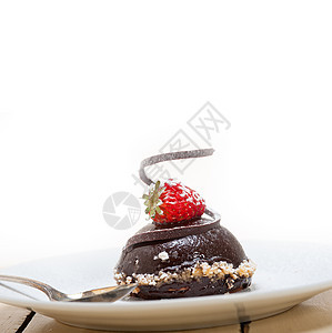 鲜巧克力草莓糖水果美食糕点奶油乳制品小吃浆果鞭打食物甜点图片