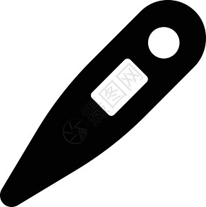 医疗温度计流感温度仪表字形黑色诊断测量电子工具发烧图片