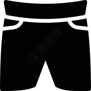 裤子衣服口袋男性牛仔裤短裤按钮插图黑色健身房男人图片