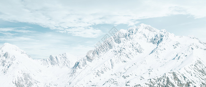 雪山峰岩石天空风景顶峰背景图片