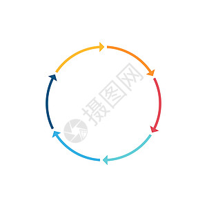 信息图表圆线箭头 ico插图小册子美丽商业金融流程中风网络白色全球图片