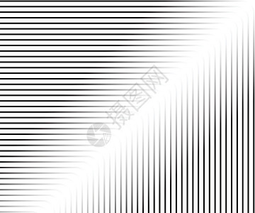 抽象扭曲的对角线条纹背景 矢量弯曲捻黑色曲线技术墙纸织物艺术网络海浪风格横幅图片