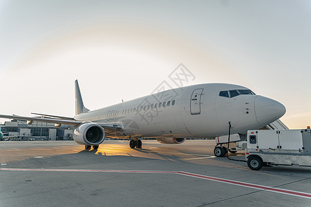 日落时空机场现代客机图片