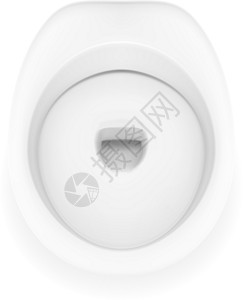 3D 逼真的白色清洁马桶座位生活蓝色卫生产品洗手间营销卫生间陶瓷优雅图片