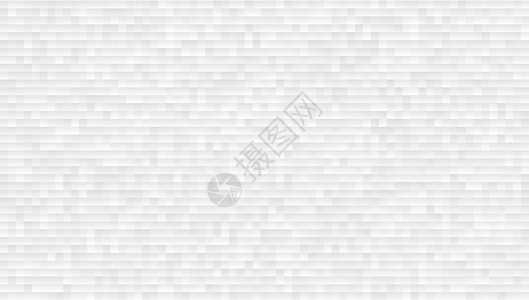 白色和灰色抽象透视背景 16x正方形坡度商业阴影技术活力想像力推介会网格像素化图片