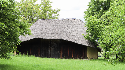 Pirogovo 或Pirogov 博物馆中的农民老房子 乡村庄园 国家民俗建筑博物馆和乌克兰不同地区传统民俗民居的日常生活图片