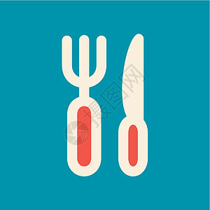 叉子和刀子矢量 ico餐具工具银器午餐咖啡店刀具用具厨房晚餐用餐图片