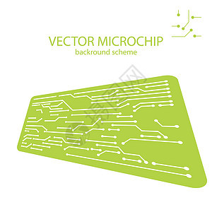 矢量微芯片背景电子网络工程硬件电气电路板处理器木板电阻器母板图片