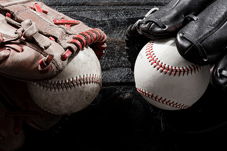 棒球手套和棒球本垒联盟罢工运动接缝爱好游戏线程牛皮守场员图片