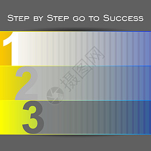 一步步走向成功 业务概念的信息图表与空的地方为您文本 它制作图案竞争成功的矢量图片