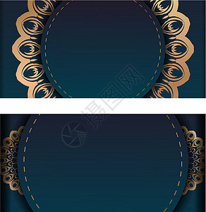 使用希腊金饰物的梯度蓝色飞轮模板 供您祝贺 请查看InfoFinland上的希腊金饰品图片