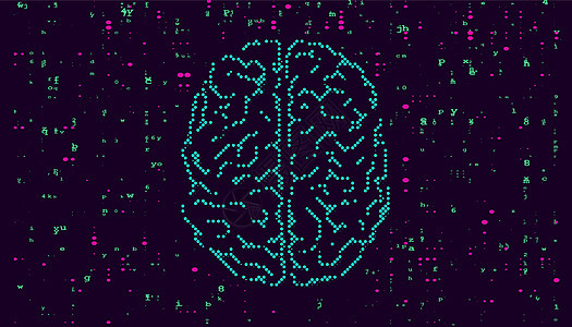 人脑可视化 未来人工智能概念 网络思维美学设计创新互联网插图技术安全展示墙纸商业电脑科幻图片