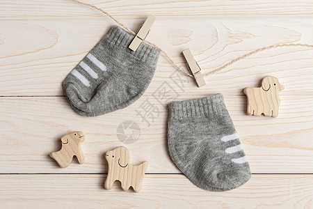 新的婴儿袜子纺织品玩具男生礼物孩子柔软度配件编织服装衣服图片