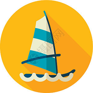 棋盘风浪图图标 夏季 假期冲浪海滩木板海洋运动插图冲浪板帆板冲浪者风帆图片