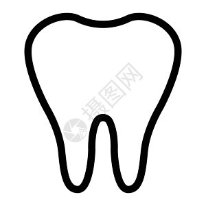 牙牙齿牙科牙疼卫生疼痛空腔凹痕身体牙医插图诊所图片