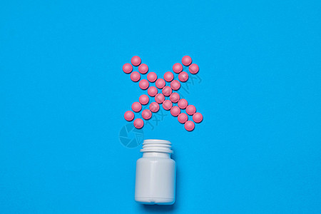 药罐维生素胶囊医学蓝色背景处方医院化学品胶囊剂量药物止痛药抗生素制药帮助图片